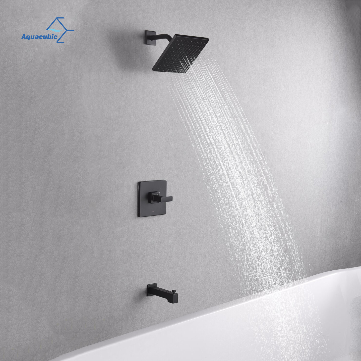 Наборы смесителей для душа высокого давления с дождевой водой, комплект смесителей для ванной комнаты, черная душевая система