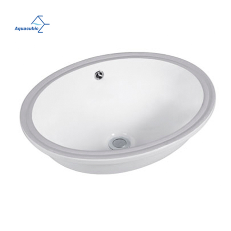 Высококачественная ванная комната, круглая керамическая простая раковина для умывальника OEM, раковина для ванной комнаты Undermount