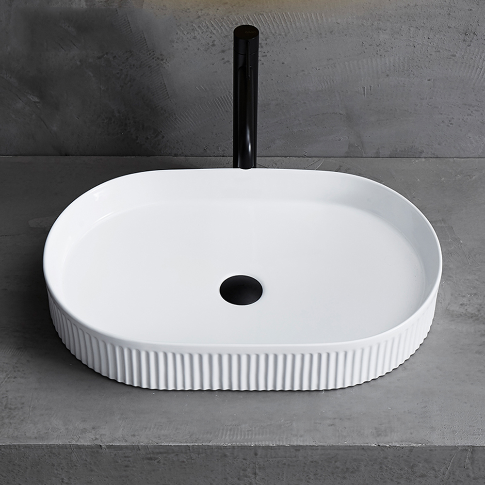 Художественная раковина для ванной комнаты, овальный умывальник в скандинавском простом стиле, туалетная ванна, ручная мойка для отеля и дома