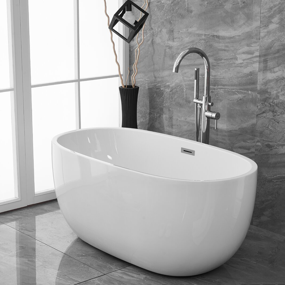 Популярный стиль, ванна из искусственного камня с тонкими краями, акриловая твердая поверхность, отдельностоящая ванна для ванной комнаты для отеля