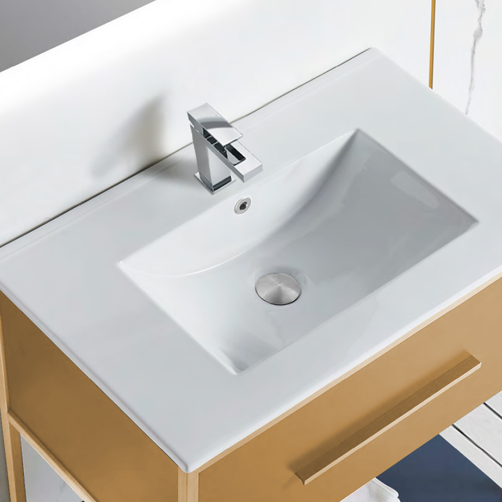 Современная столешница UPC Vanity Керамическая раковина для ванной комнаты для шкафа