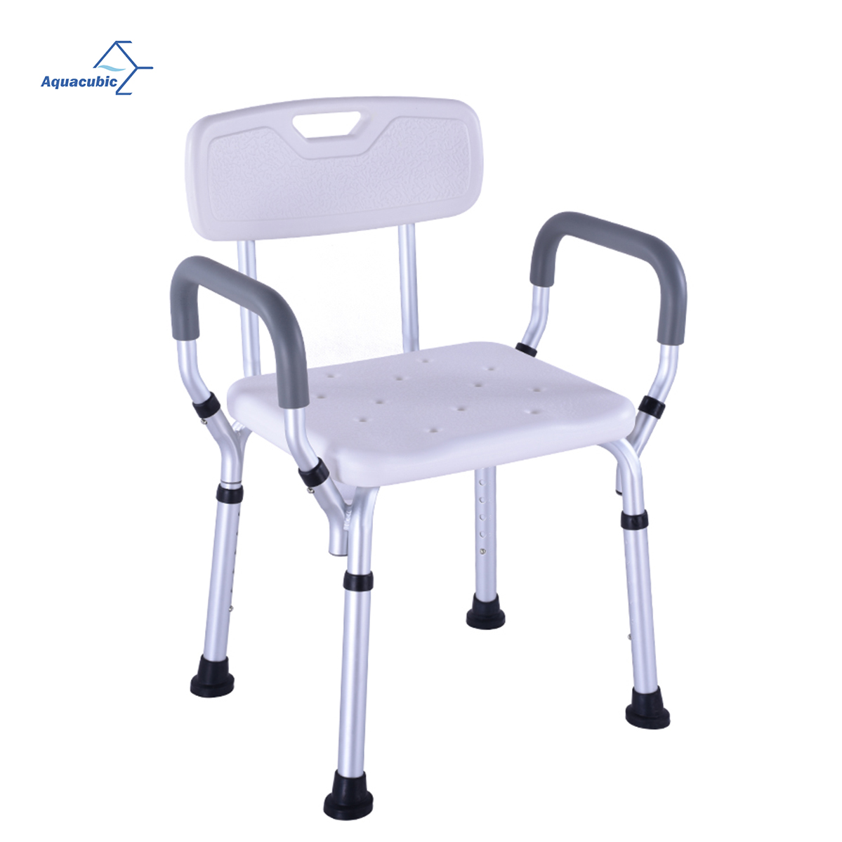 Алюминиевый медицинский регулируемый стул для душа, скамья, табурет для ванны, сиденье для душа с кронштейном